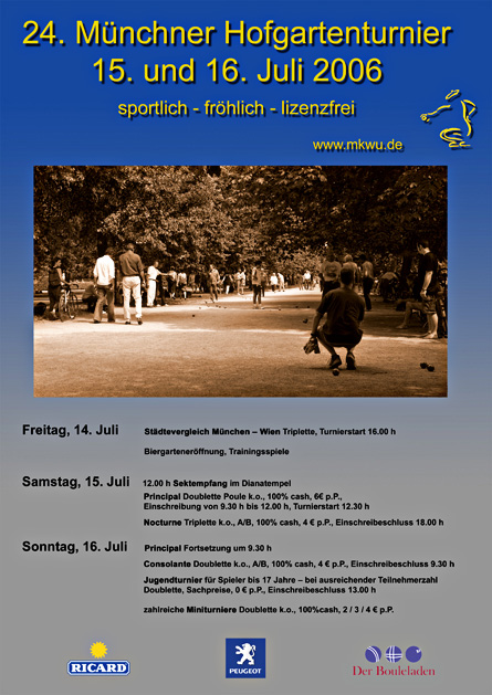 Plakat Hofgartenturnier 2006